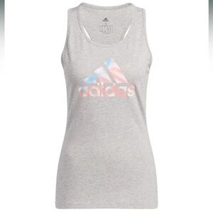 Adidas Americana Graphic Tank, Size: XL, Large, Med Grey NWT